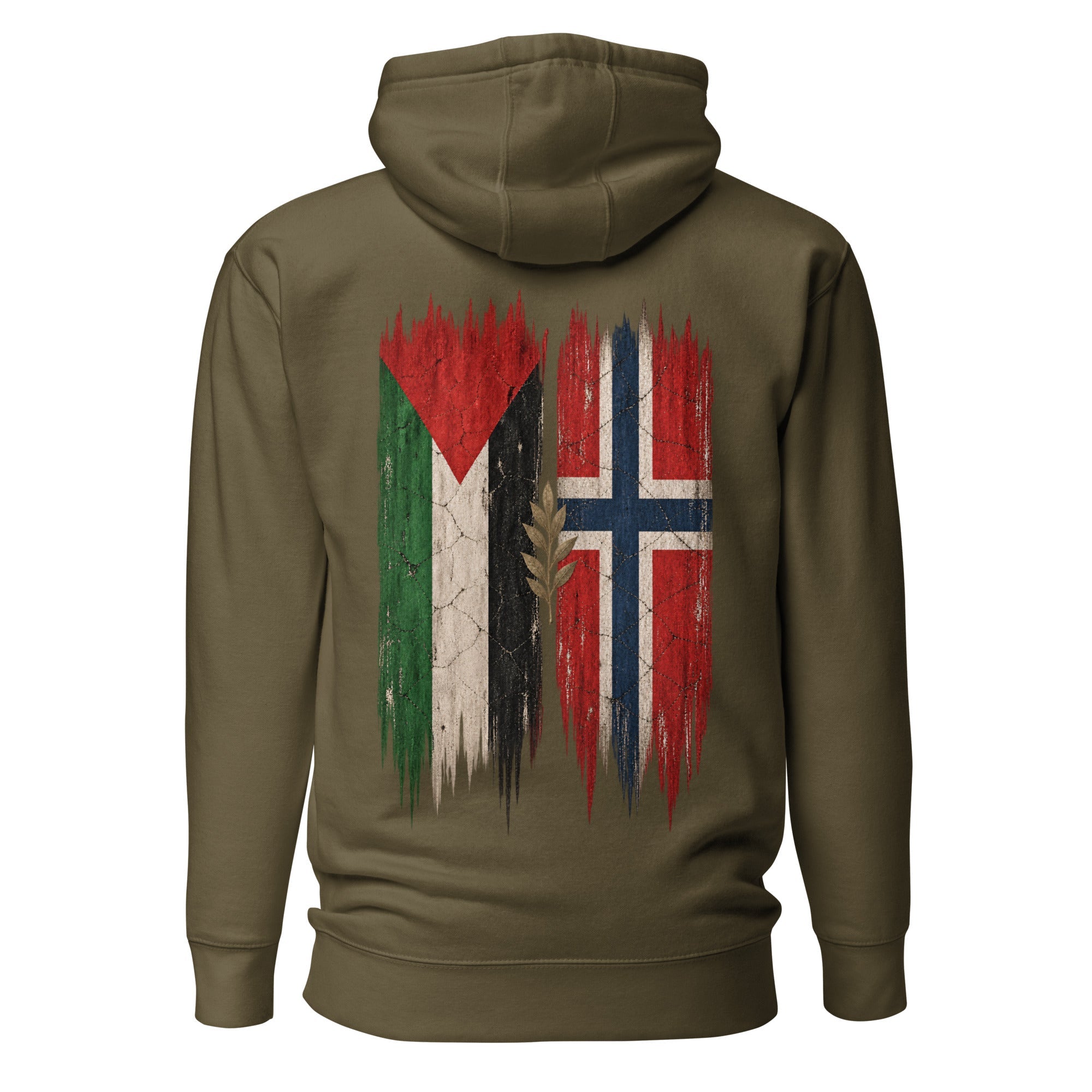 Norge × Palestina hoodie