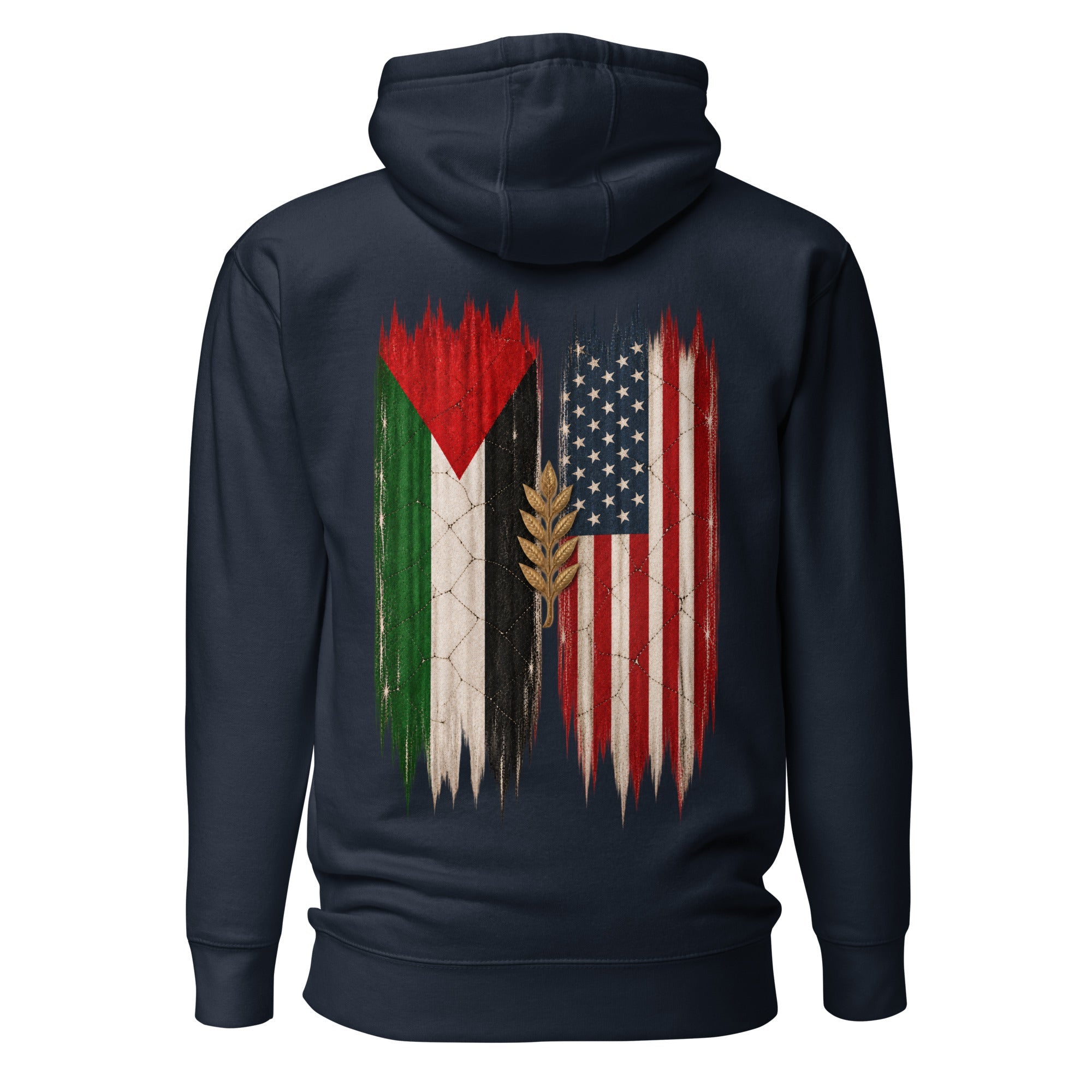 USA × Palestina hoodie